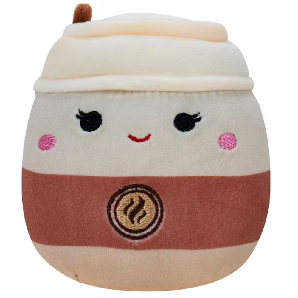 Squishmallow Kellytoy Plush Snacks Squad Renne the Latte Coffee 11” Inch